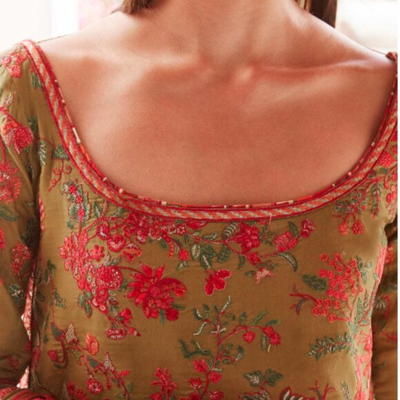 Hussain Rehar "Sorbet" Luxury Lawn Set – Size M – Pre-Loved Designer 3-Piece - Picture 2 of 5